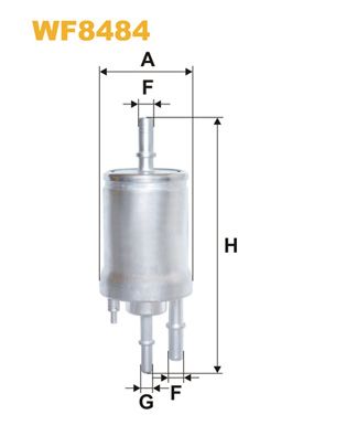 WIX FILTERS Топливный фильтр WF8484